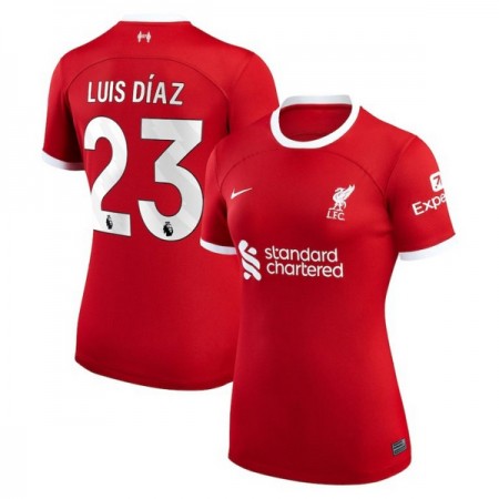 Ženska Nogometni Dres Liverpool 2023-24 Luis Diaz 23 Domaći